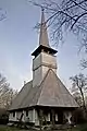 Wooden church in Cuciulat