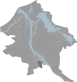 Location of Bišumuiža in Riga