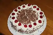 A Black Forest cake