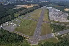 Aerial View of Blackbushe Airport in 2016