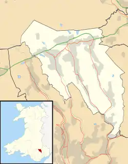 Abertillery is located in Blaenau Gwent