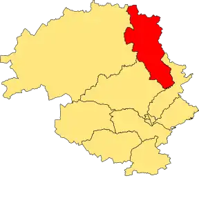 Location of the ward