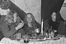 Whaley (center) with Dickie Peterson (left) & Randy Holden (right) of Blue Cheer (1968)