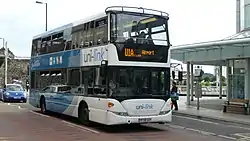 UniLink's first livery contracted under Bluestar, from 2008 to 2013.