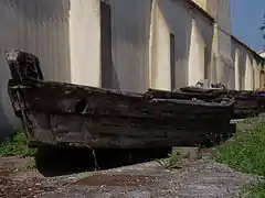 Special boats to transport live eels Comacchio
