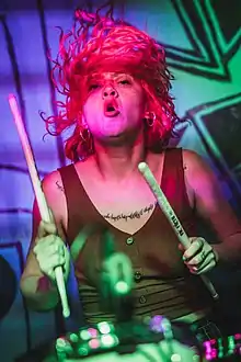 Drummer Tai Lee in 2022