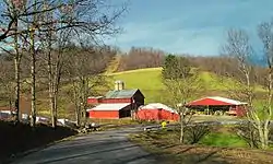 A farm in Boggs Township