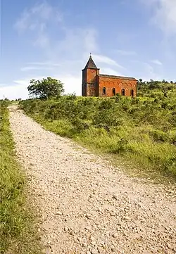 A Catholic church (1928) near Bokor Hill Station