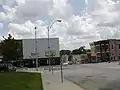 South Main Avenue looking at the intersection with Jackson Street