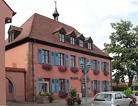 The town hall in Bollwiller