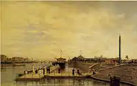 The Neva River in a nineteenth-century painting