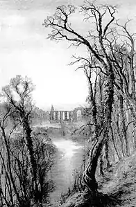 Bolton Abbey in the Snow by B.W. Evans (undated)