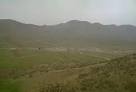 Boluran mountain and village in one image.