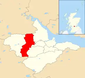 Location of the ward