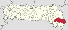 Location in Ialomița County