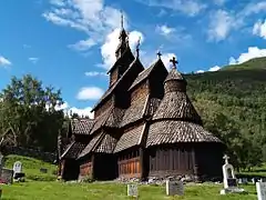 Borgund Stave Church in Lærdalen