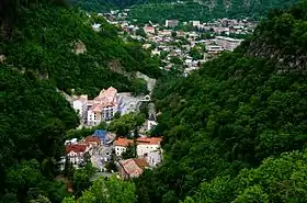 Overlooking Borjomi amid the Lesser Caucasus