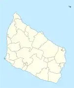 Ertholmene is in the upper right corner, northeast of Bornholm.