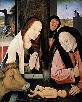 Hieronymus Bosch, Adoration of the Child, c.1568 or later