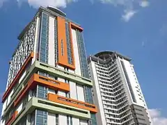 Bosmal City Center Towers, erected in 2001