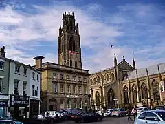 Boston, the main centre of the borough