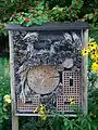 Insect hotel in the botanical garden of Heidelberg, Germany