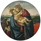 Botticelli and workshop, Madonna and Child with the Young Saint John the Baptist, c. 1490-1500