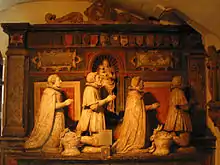 "Chapelle des Seigneurs": mausoleum of the Counts of Bossu.