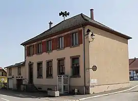 The town hall in Bréchaumont