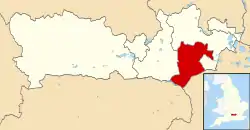 Shown within Berkshire