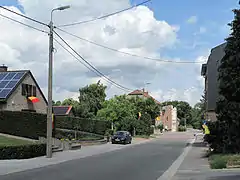 Braives, view to a street