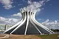 Cathedral of Brasília. Designed by Brazilian architect Oscar Niemeyer, 1970.