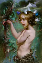 Gold Leaf and Oil Atelier Technique