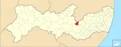 Location in Pernambuco state