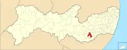Location in Pernambuco
