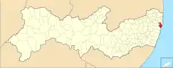 Location in the state of Pernambuco