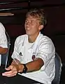 Carroll at a DC United Meet the Team event, July 17, 2005