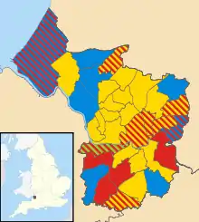2010 results map