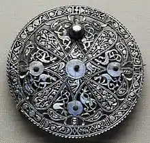 Anglo-Saxon brooch from the Pentney Hoard
