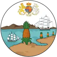 Coat of arms(1871-1956) of Leeward Islands