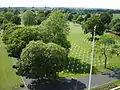 Burial Area from top of Chapel