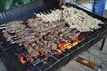 Brochettes in Burundi