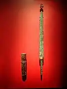 Sword-staff/lance (pi), Han dynasty