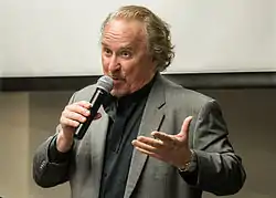 Bruce Henderson speaking at Kepler's Books in Menlo Park, Calif. (2015)