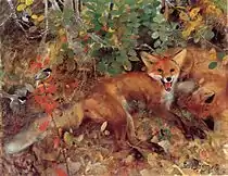Foxes, 1885