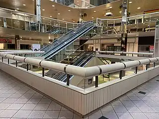 Second floor of the mall