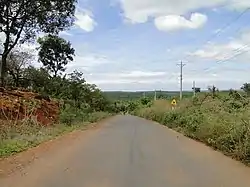 Road in Bù Đăng district