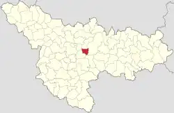 Location in Timiș County