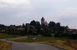 Budišov seen from the west