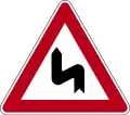 Double curve, first at left